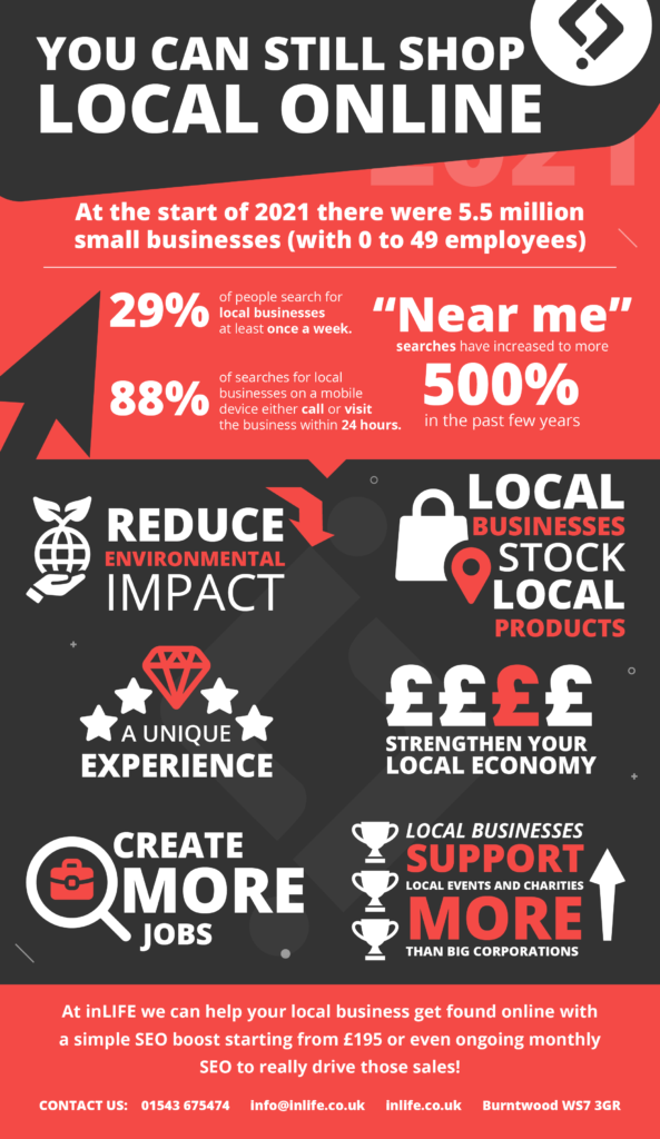 You can still shop Local Online