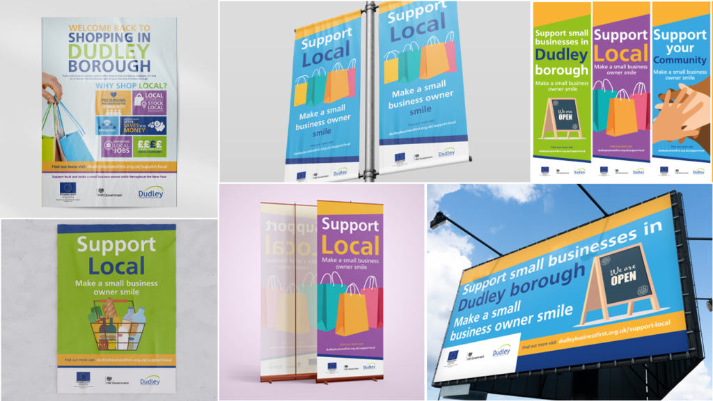 Full marketing campaign with Dudley Council, from street to cinema ads